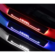 LATEST DESIGN! Honda Vezel/Fit Scuff Plate with rolling LED display, 3 colours