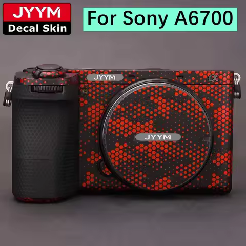 For Sony A6700 Alpha 6700 Decal Skin Vinyl Wrap Anti-Scratch Film Camera Body Protective Sticker ILC