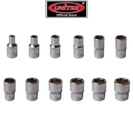 【UNITED】1/4" WHITE SOCKET (6 Point)