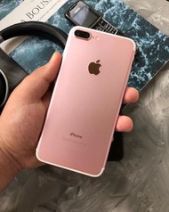 APPLE 玫瑰金 粉紅 iPhone 7 PLUS 128G 九成五新以上 刷卡分期零利率