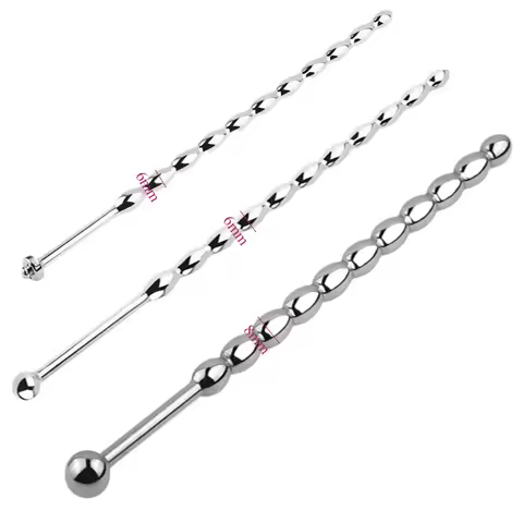 SM Male Urethral Sounding Rod, Urethral Stimulation Dilator, Catheter Plug Insertion Tool for Male M