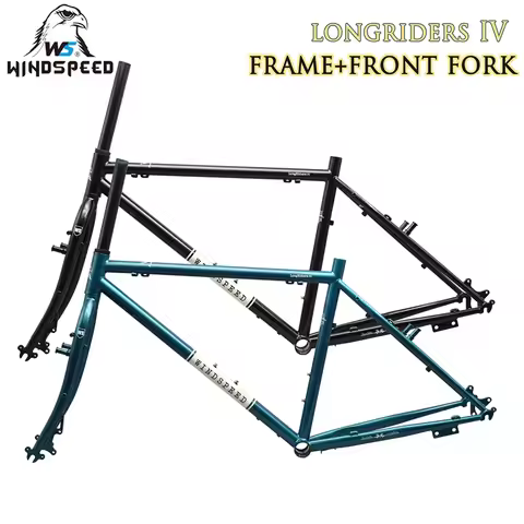 DARKROCK WINDSPEED LongRiders touring frame and fork 26'' Chrome-molybdenum steels travel cycling bi