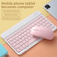 10 Inch Wireless Bluetooth Keyboard and Mouse For Ipad Phone Tablet Laptop Rechargeable Mini Keyboard Mouse For Samsung Xiaomi