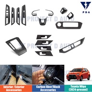 Toyota Wigo (2024-present) Steering wheel trim Shifter knob cover Window switch cover for all new wi
