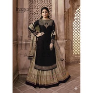 Embroidered Georgette & Net Anarkali Gown Dress