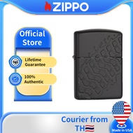 Zippo Armor® Tire Tread Design Black Matte Pocket Lighter | Zippo 28966 ( Lighter Without Fuel Insid