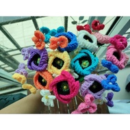 crochet flowers handmade, bunga kait