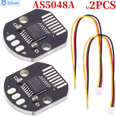 1/2PCS AS5048A/AS5600 Magnetic Encoder PWM/SPI Interface High Precision 14 Bit Brushless Motor AS504