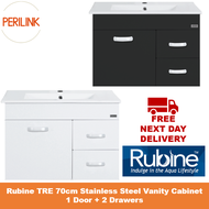 Rubine Vanity Cabinet Stainless Steel RBF-1274D3 BK / RBF-1274D3 WH