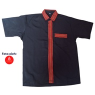 KEMEJA Toraja Black Shirt Men's Black Shirt Toraja Black Shirt