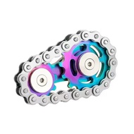 Metal Hand Spinner Chain Gear Metal Fidget Spinner Adult EDC Fidget Toys Focus ADHD Tool Office Stre