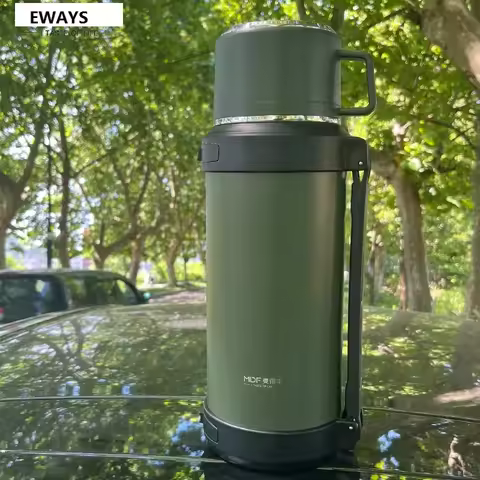 2000ml 304 Large Capacity Stainless Steel Thermos Portable Vacuum Flask Insulated Tumbler Thermo Bot
