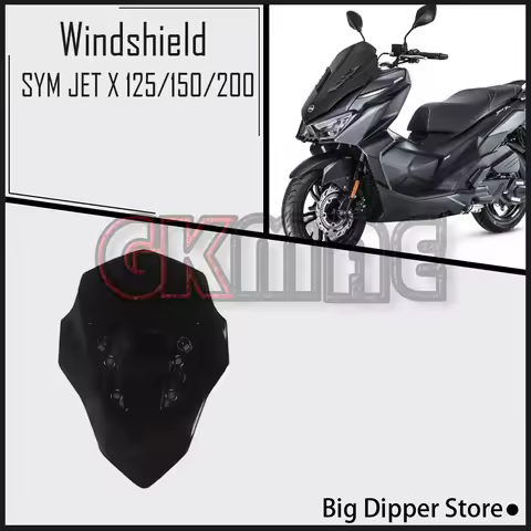 For SYM JET X 125/150/200 Motorcycle Original Windshield Fairing Air Panel Fit XS150T-9A