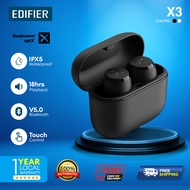 EDIFIER X3 X3S TWS Wireless Bluetooth Earphone Bluetooth 5.2 Voice Assistant Touch Control  Up to 28