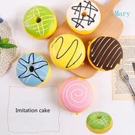 Mary 6pcs Squishy Toy Donuts Cake Props Scented Model Cake Sensory Fidget Vent  Novelty Stress Relief Kids Pretend Toys