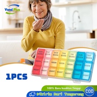 7 Days Medicine Storage Box 21 Compartments Medicine Box Daily Medicine Container tablet Storage Box