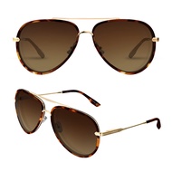 LUENX Aviator Sunglasses for Men Women - Oversized Lens UV 400 Protection with Accessories 62mm