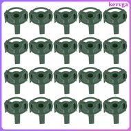 20 Pcs Flowers Holder for Headstone Cemetery Decorations Grave Cylindrical Holders  kevvga