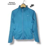 NIKE Women Dri-Fit Sport Jacket Blue Size tag M (P62xL45) jaket wanita