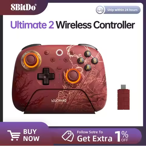 8BitDo Ultimate 2 WUCHANG Wireless Controller Gamepad With 8Speed Exclusive Technology TMR RGB Light
