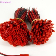 ONew 10Sets Micro Mini JST Connector Male Female Plug Wires Cables Socket 100MM 26AWG 2 Pin For RC  