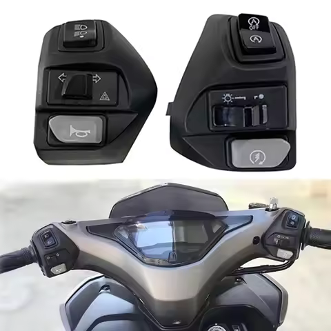 Motorcycle Motorbike Mountain Bike Scooter Horn Headlight Turn Signal Switch For Yamaha NVX 155 125 
