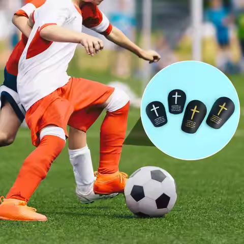 Soccer Shin Guards for Adult Youth with Lightweight Comfortable Design for Sports Performance
