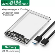 [Felli] Transparent External Hard Drive 2.5or3.0 Inch HDD SSD Case Micro-b To USB3.1 4TB Drive Housi