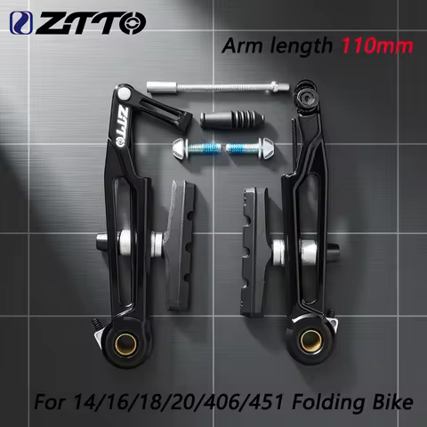 ZTTO Lightweight V Brake Caliper 110mm Long Arm Rim Brake Caliper 412 Modified 14 16 Inch 406 451 Fo