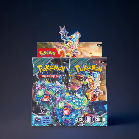 Pokemon Scarlet & Violet Stellar Crown Booster Box Cards