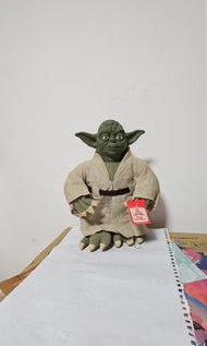 中古 東京迪士尼樂園
星際大戰 古古 公仔
尤達大師玩偶 高 28cm
玩偶 臉部 橡膠材質
身體布偶材質
Tokyo Disneyland
紅色吊牌 冇盒
