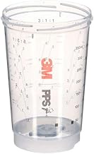 3M PPS Series 2.0 Vented Spray Cups, 13.5 fl oz, 26362, Midi, Ready to use to Mix and Spray for Auto