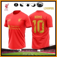 2023 Liverpool News 2021 2022 NAMESET Liverpool Jersey Lefts of Liverpool Jersey.