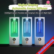 Automatic Aromatherapy Diffuser Digital Display Intelligent Spray Machine Ultrasonic Air Humidifier Fragrance Air Freshener Toilet Deodorant Timing aromasg Diffuser Lasting Home