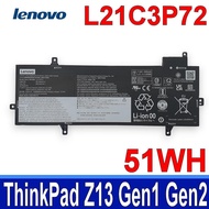 LENOVO L21C3P72 ThinkPad Z13 GEN 1 21D3 21D2 21JV L21B3P71 L21M3P72 L21C3P73 L21B3P71 BATTERY