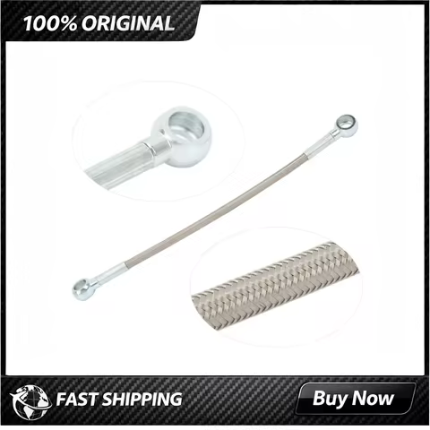 Braided Stainless Steel Fuel Hose Engine Oil Cooler High Pressure Resistant Line Kit For BMW E36 E46