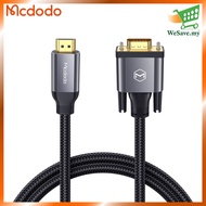 Mcdodo CA-7770 / CA-777 HDMI To VGA Convertor Cable (2m) (Original) 1 Week Warranty by Local Supplie