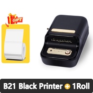 Niimbot เครื่องพิมพ์กาวร้อนเครื่องพิมพ์ฉลากแบบพกพาขนาดเล็ก B21เครื่องพิมพ์ฉลากบาร์โค้ด UV อเนกประสงค