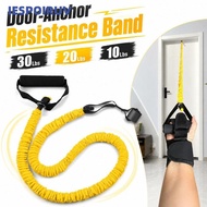 IESPOIRUV Door-Anchor Resistance Band, Handheld 30 Lbs 20 Lbs 10 Lbs Resistance Exercise Band, Pract