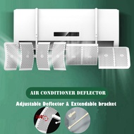 Aircon Deflector Air Conditioner Windshield Adjustable Aircon Windshield Air Cover Baffle Block