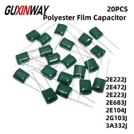 20PCS 250V 400V 1000V Polyester Film Capacitor 222 472 103 223 683 104 2E222J 2E472J 2E223J 2E683J 2
