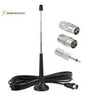 FM Telescopic Antennas for  FM Antennas Indoor FM Radio Antennas with 3 Adapter for Household Digita