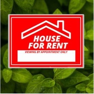 “House for Rent” laminated signage (A4/A5)