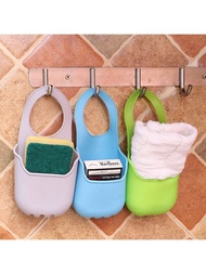 廚房水槽掛袋，水龍頭洗臉盆排水籃，海綿清潔布收納袋，浴室矽膠排水袋