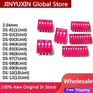 5Pcs DS-01 DS-02 DS-03 DS-04 DS-05 DS-06 DS-07 DS-08 DS-09 DS-10 DS-12 DIP 2.54mm red Dial code swit
