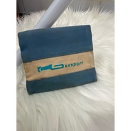 Preloved exsport women's small jeans folding wallet