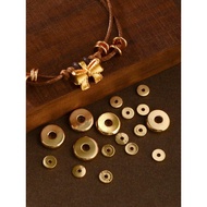 Sand Gold Spacer Golden Spacer Wenwan Spacer Metal Sheet Disc Bracelet Necklace Jewelry Accessories 