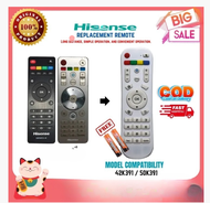 HISENSE TV Remote MODEL Specific only 42K391 50K391 Replacement TV Remote Control | HISENSE TV Remot