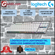 LOGITECH G515 LIGHTSPEED TKL WIRELESS MECHANICAL GAMING KEYBOARDLIGHTSYNC RGBTHIN TENKEYLESS KEYBOAR