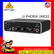 【จัดส่งด่วน1-2Day】Behringer U-PHORIA UMC22 Audio Interface ออดิโออินเตอร์เฟส 2 Channel รับประกัน 1 ป